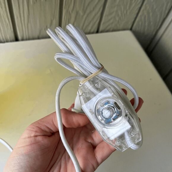 Pablo Designs Tube Top Table Lamp – Yellow Acrylic Base, Modern Minimalist, 14” - Picture 7 of 12